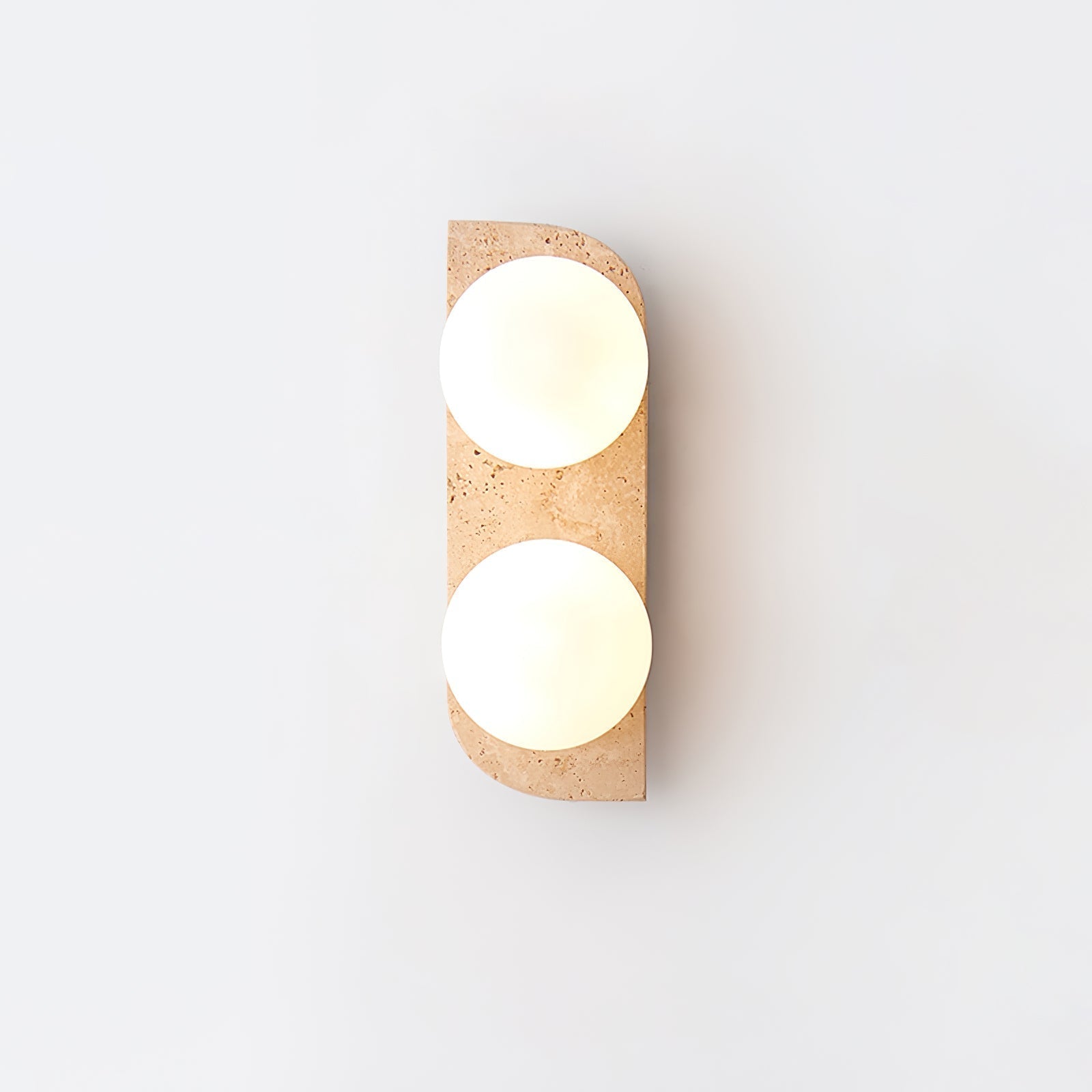 Alsilis Wall Light Minimalist in Travertine - Kingsley Beaumont