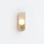 Alsilis Wall Light Minimalist in Travertine - Kingsley Beaumont