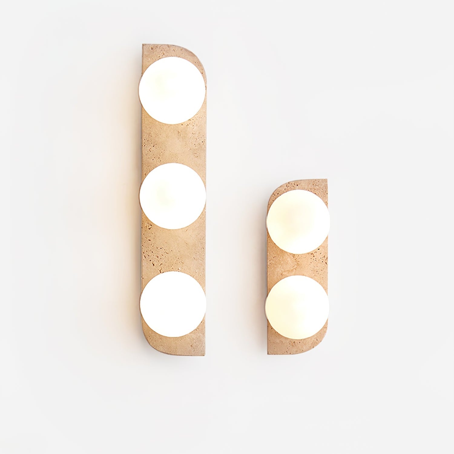 Alsilis Wall Light Minimalist in Travertine - Kingsley Beaumont