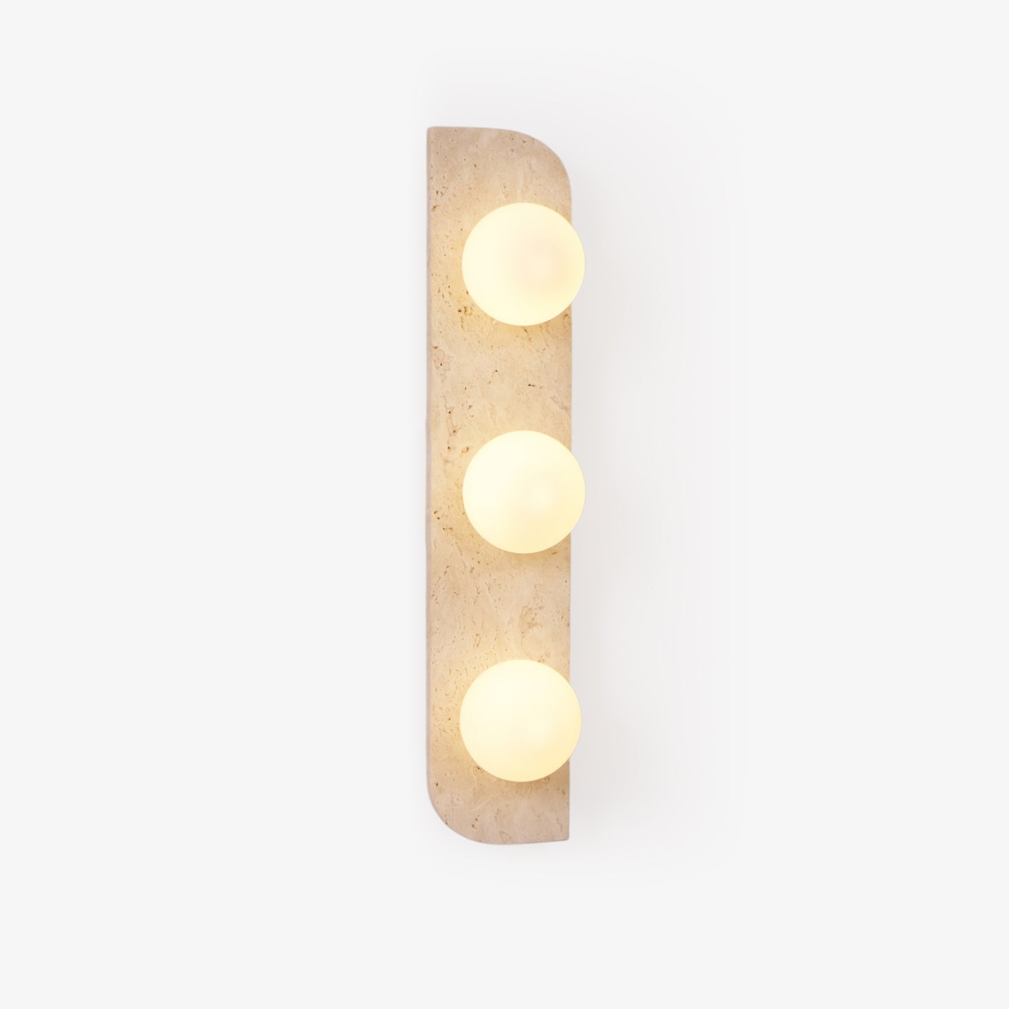 Alsilis Wall Light Minimalist in Travertine - Kingsley Beaumont