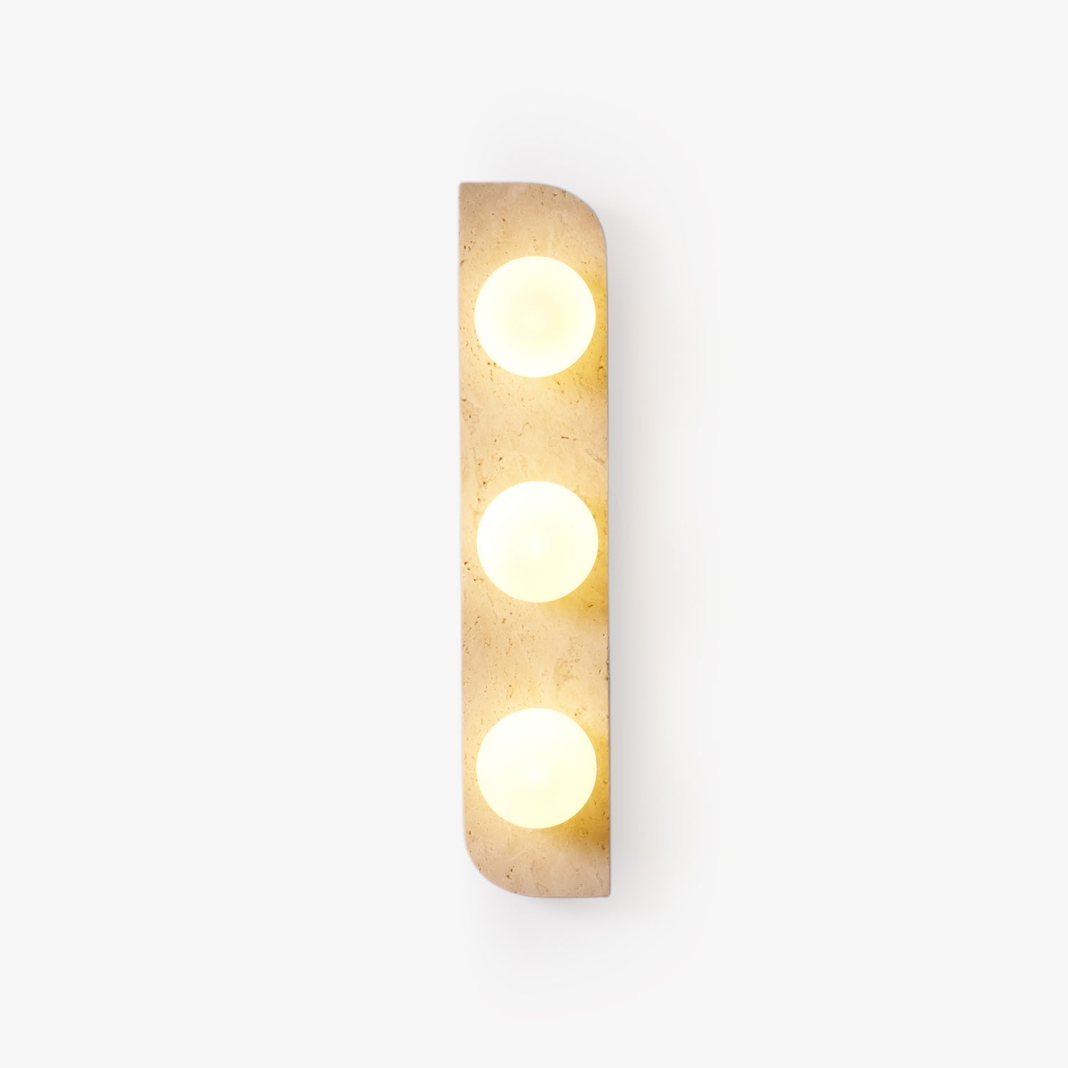 Alsilis Wall Light Minimalist in Travertine - Kingsley Beaumont