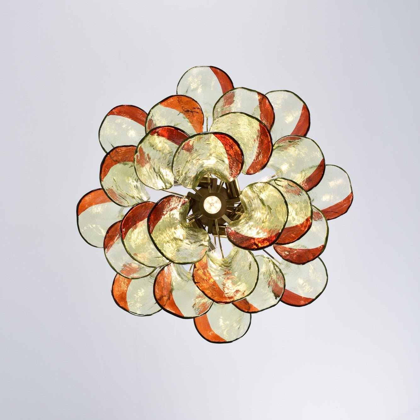 Aurora Chandelier Murano Glass Petal
