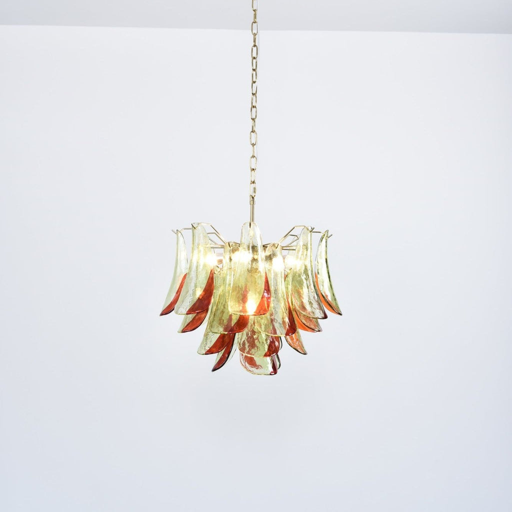 Aurora Chandelier Murano Glass Petal