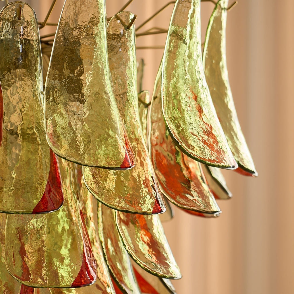 Aurora Chandelier Murano Glass Petal