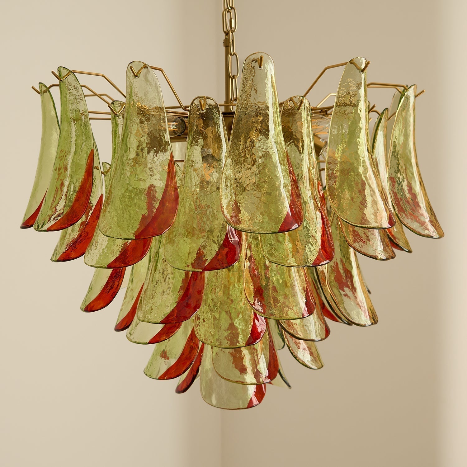 Aurora Chandelier Murano Glass Petal