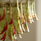 Aurora Chandelier Murano Glass Petal