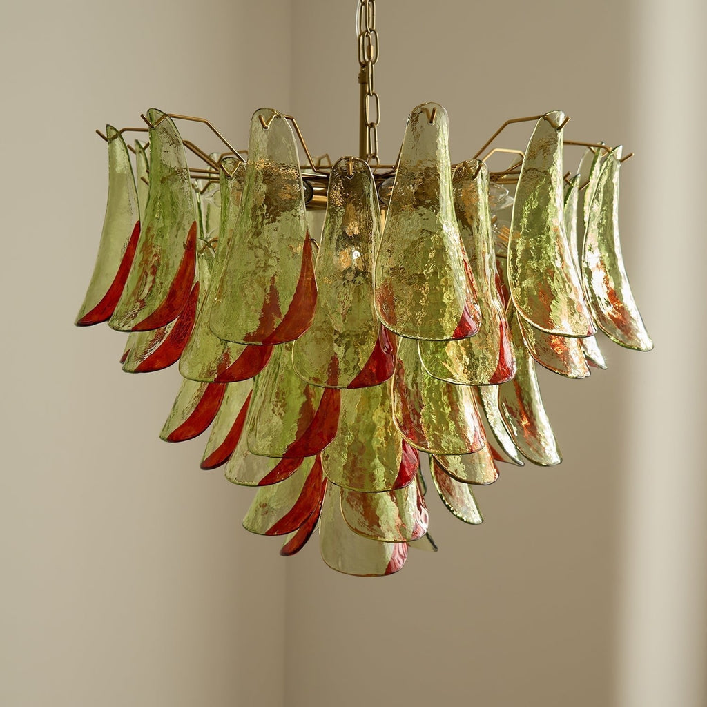 Aurora Chandelier Murano Glass Petal