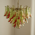Aurora Chandelier Murano Glass Petal