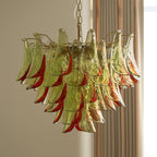 Aurora Chandelier Murano Glass Petal