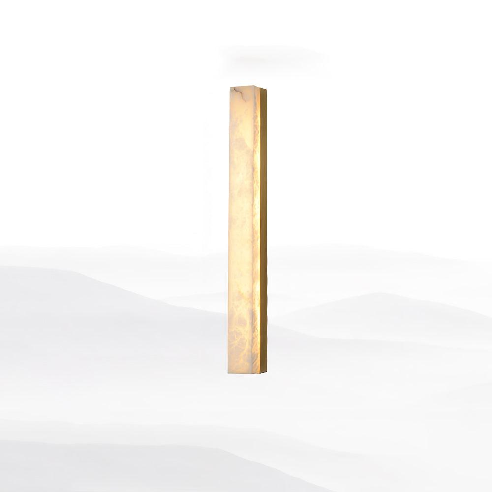 Isen Linear Brass Alabaster Wall Lamp
