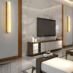 Isen Linear Brass Alabaster Wall Lamp