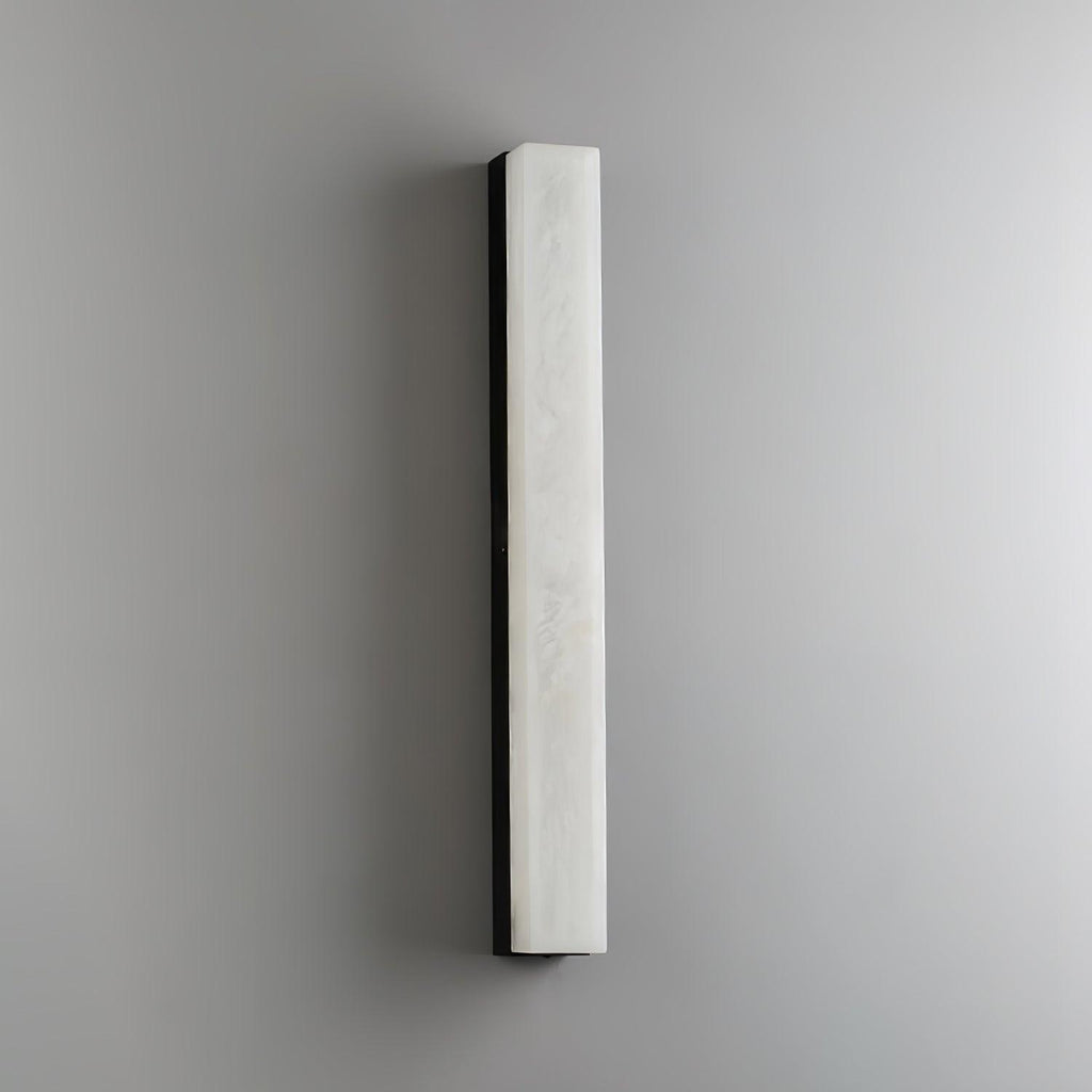 Isen Linear Brass Alabaster Wall Lamp
