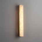Isen Linear Brass Alabaster Wall Lamp