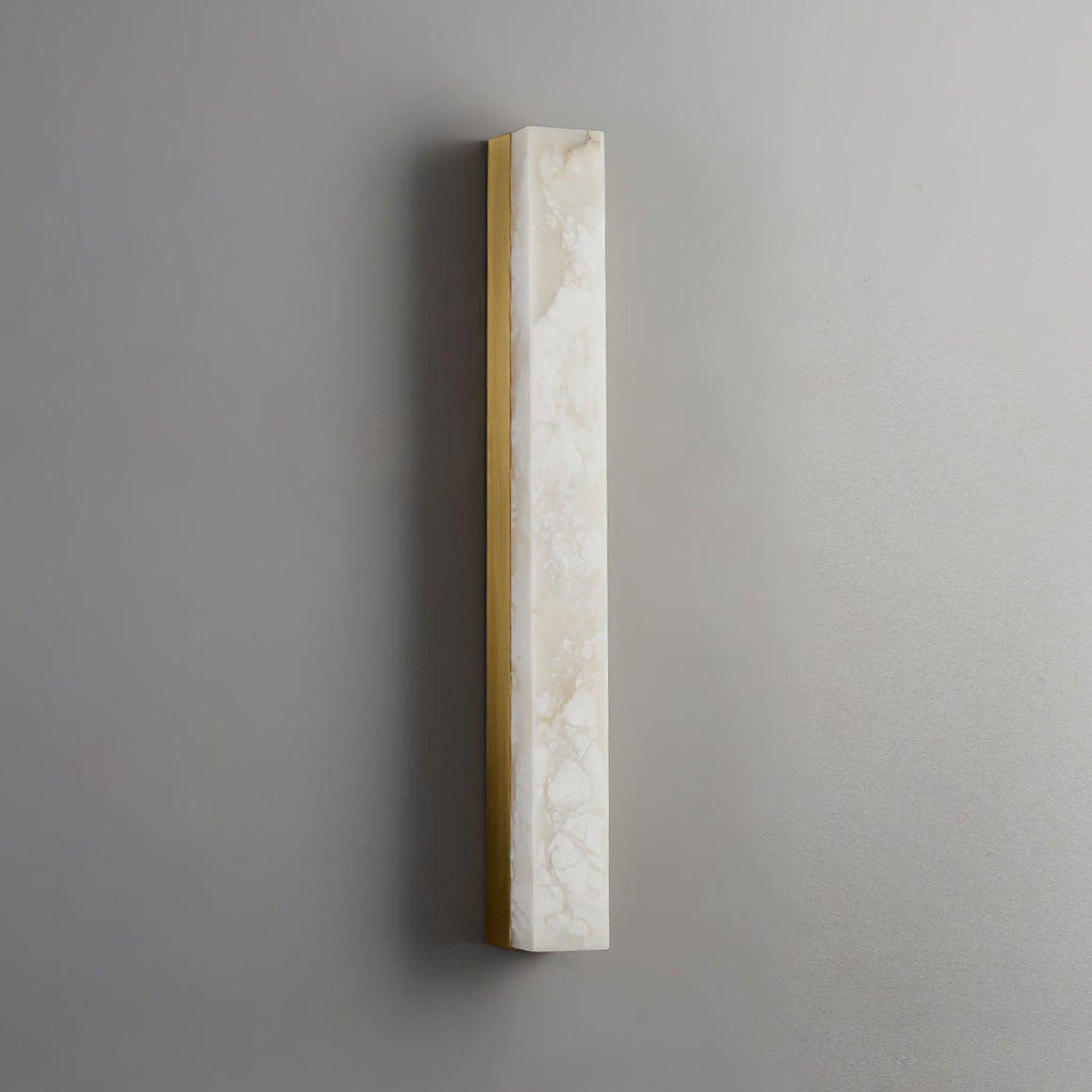 Isen Linear Brass Alabaster Wall Lamp