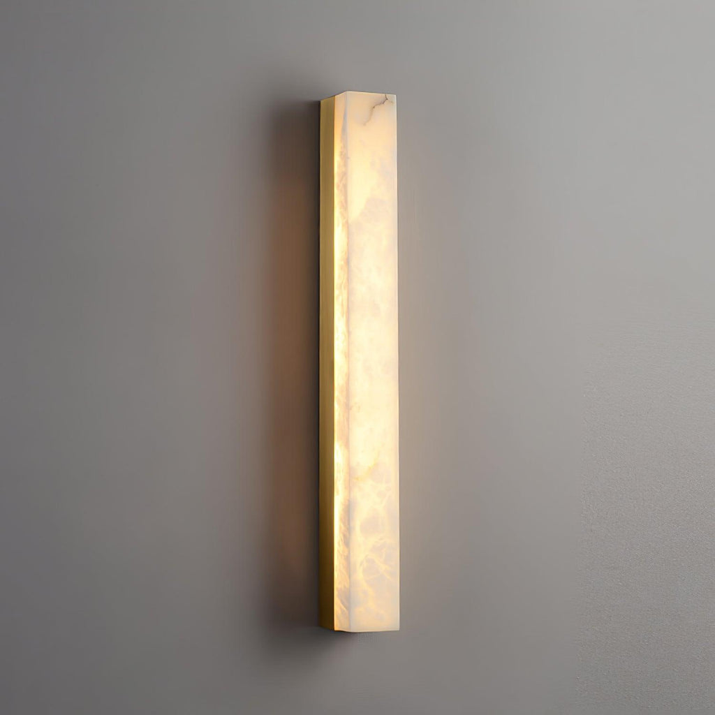 Luste Minimalist  Alabaster  Wall Lamp Rectangular