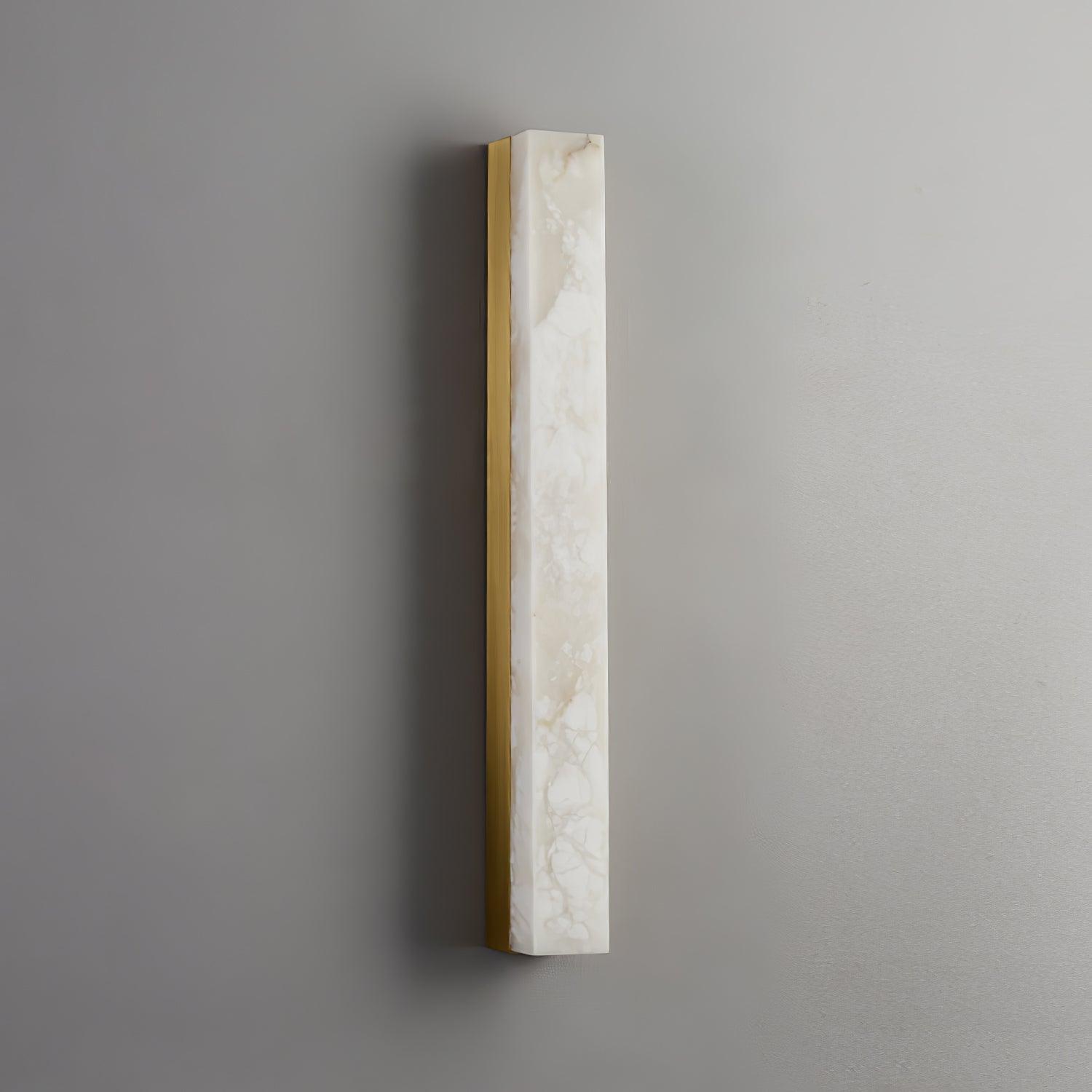 Isen Linear Brass Alabaster Wall Lamp