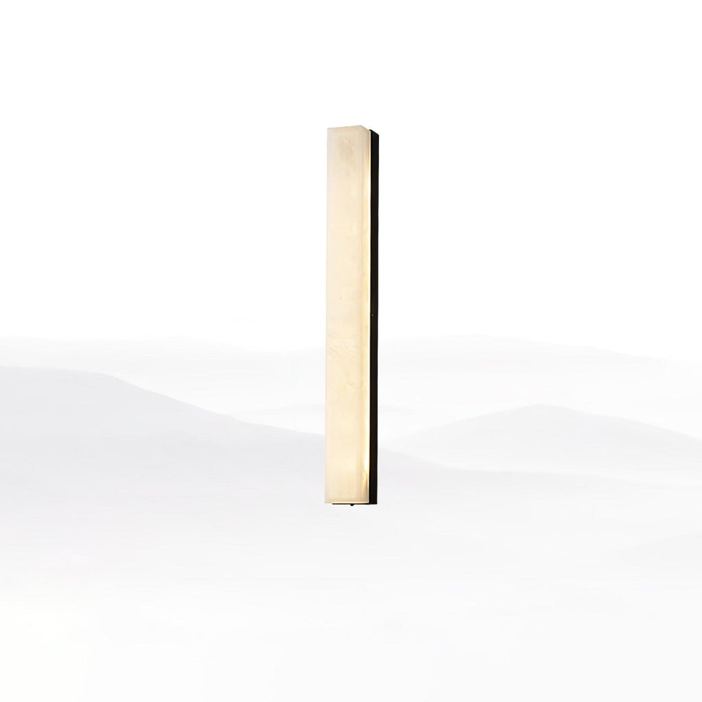 Isen Linear Brass Alabaster Wall Lamp