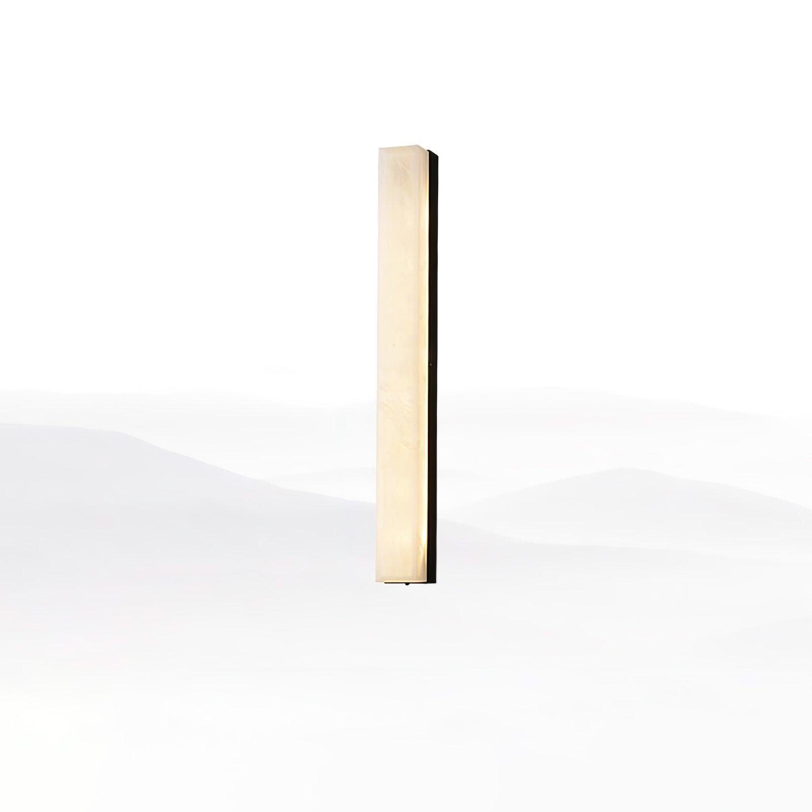 Isen Linear Brass Alabaster Wall Lamp
