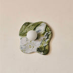 Fyln Green Marble Organic Wall Lamp