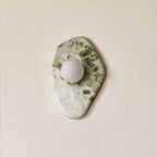 Fyln Green Marble Organic Wall Lamp