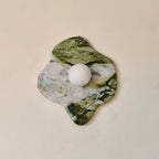 Fyln Green Marble Organic Wall Lamp