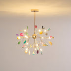 Agate Chandelier Colorful Branching