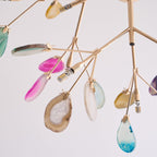 Agate Chandelier Colorful Branching