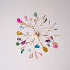 Agate Chandelier Colorful Branching
