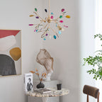 Agate Chandelier Colorful Branching