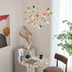 Agate Chandelier Colorful Branching