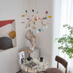 Agate Chandelier Colorful Branching