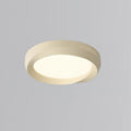 Ceiling Lamp Resin with Soft Curved Frame in Neutral Tones