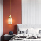 Lyrindis Cylinder Alabaster Pendant Light