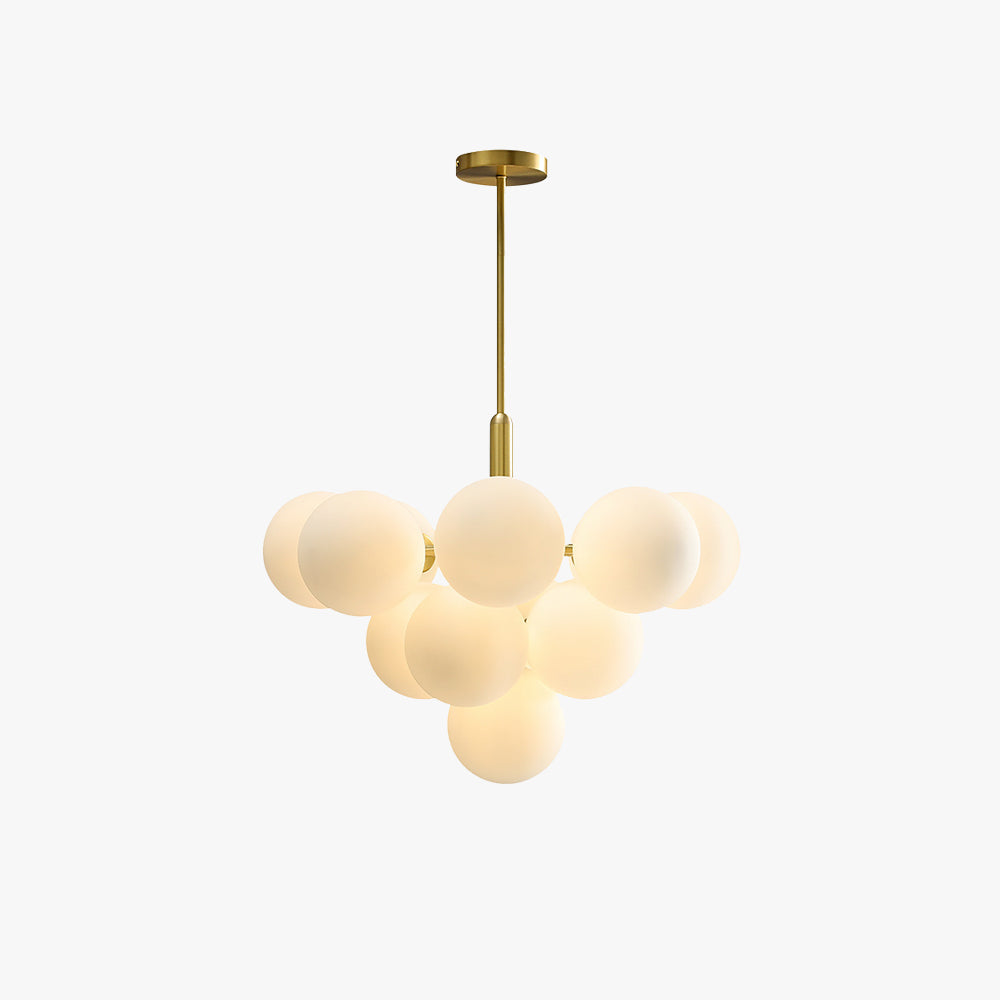 Valentina Nordic LED Chandelier Metal Glass Living Room/Bedroom