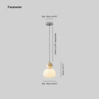 Valentina Modern LED Pendant Light Chrome Metal Dining Room/Bedroom