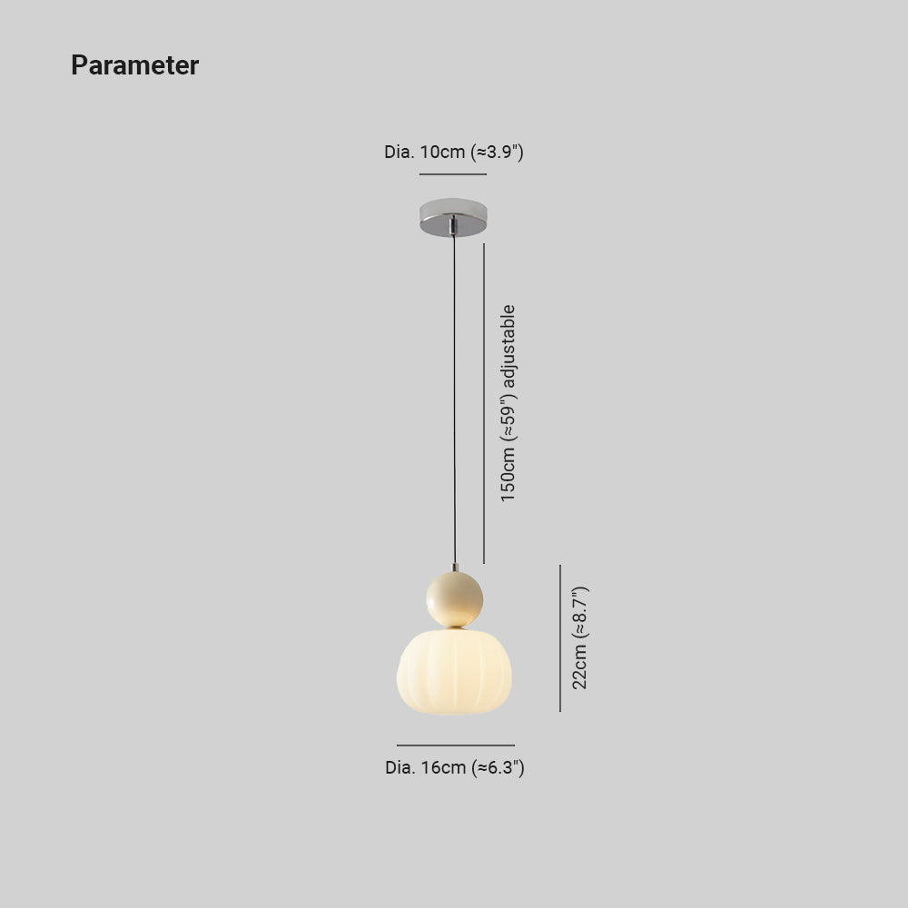 Valentina Modern LED Pendant Light Chrome Metal Dining Room/Bedroom
