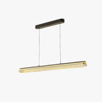 Arisha Modern LED Pendant Light Clear Metal Tea/Dining/Living Room