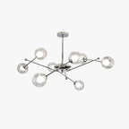 Valentina Modern LED Chandelier Chrome Glass Living Room/Bedroom