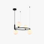 Valentina Nordic Ring Magic Bean Pendant Light Black/Gold Metal