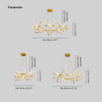 Arisha Nordic Creative Star Pendant Light Metal Living Room/Restaurant