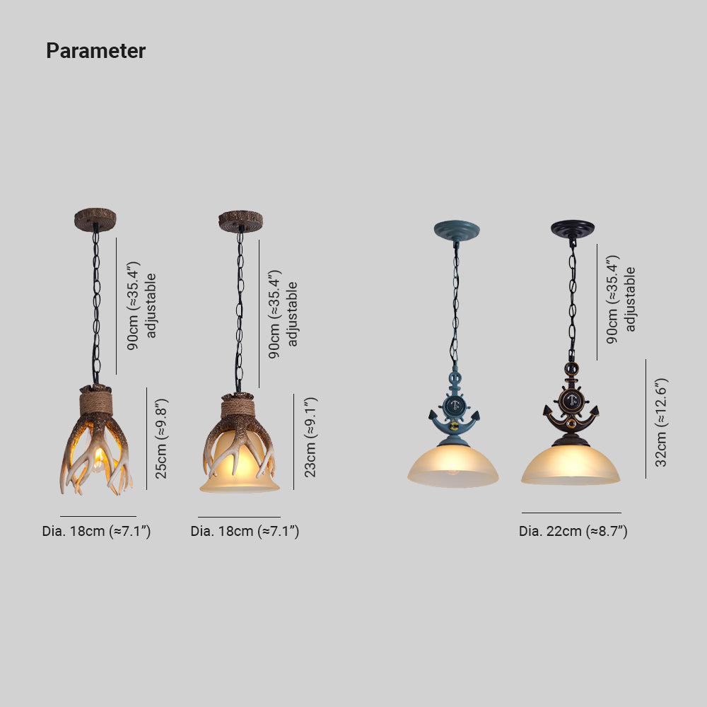 Silva LED Pendant Light Black Glass Bar/Dining Room/Living Room