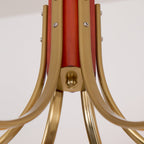 Auralyn 6-Light Amber Glass Globe Chandelier