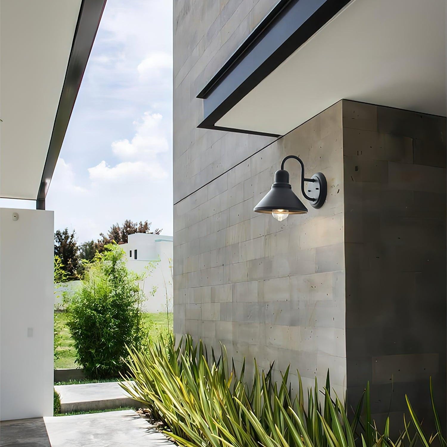 Ray Vintage Cone-shaped Ourdoor Wall Lamp