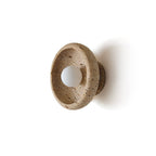 Neptune Travertine Wall Light   Ring-shaped