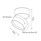 Venn Surface Recessed Light Spot