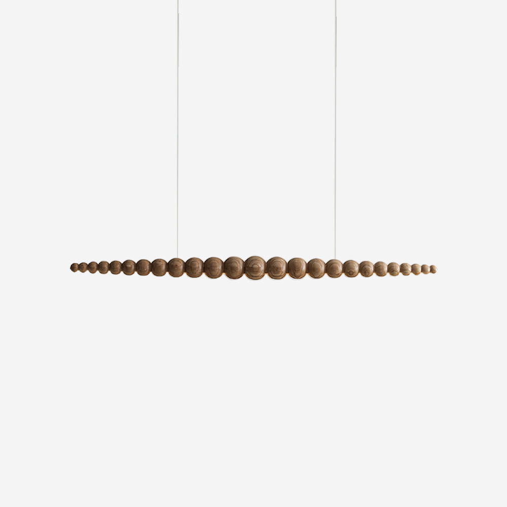 Favon Beaded Wooden Chandelier
