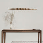 Favon Beaded Wooden Chandelier