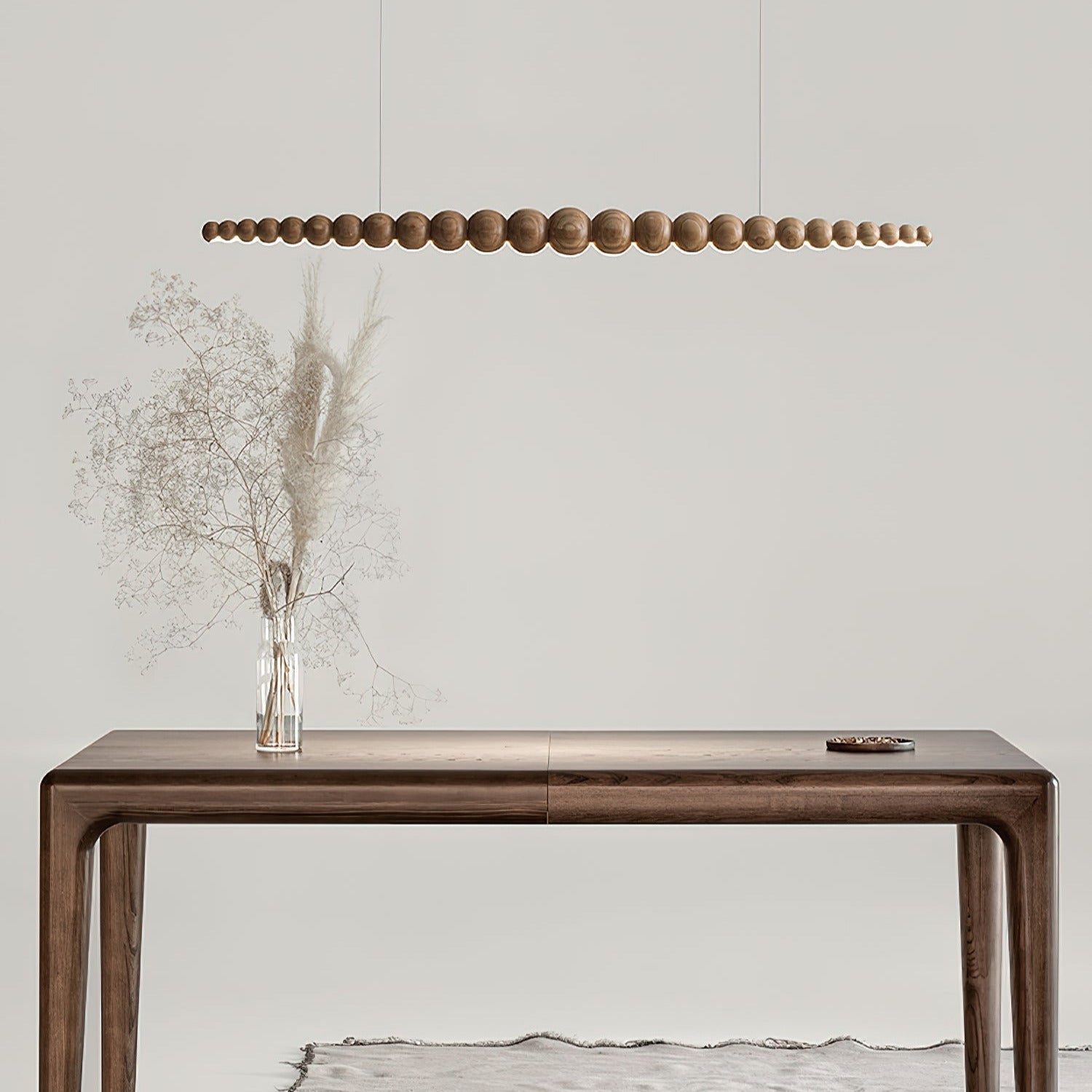Favon Beaded Wooden Chandelier