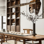 Favon Beaded Wooden Chandelier
