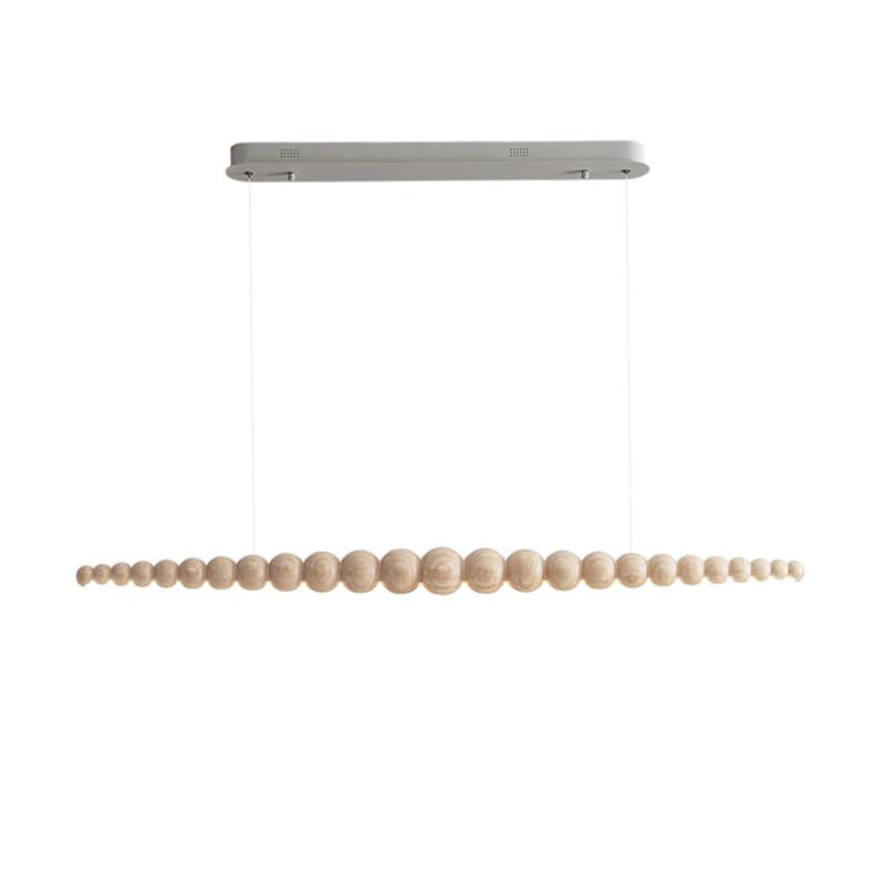 Favon Beaded Wooden Chandelier